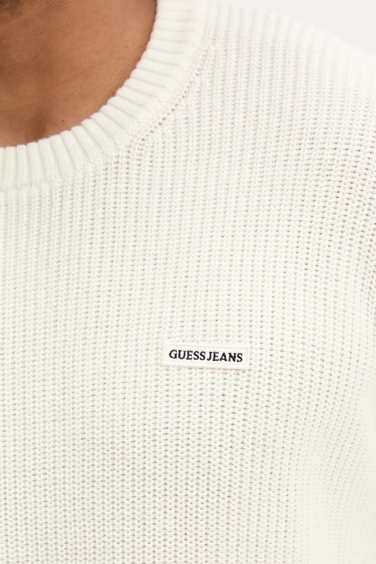 Βαμβακερό πουλόβερ Guess Jeans M5YR25.Z3HM1 μπεζ