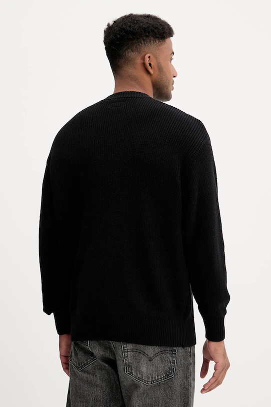 Odzież Guess Jeans sweter bawełniany M5YR25.Z3HM1 czarny