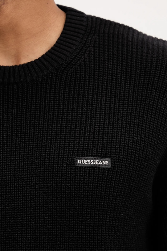 Guess Jeans sweter bawełniany M5YR25.Z3HM1 czarny