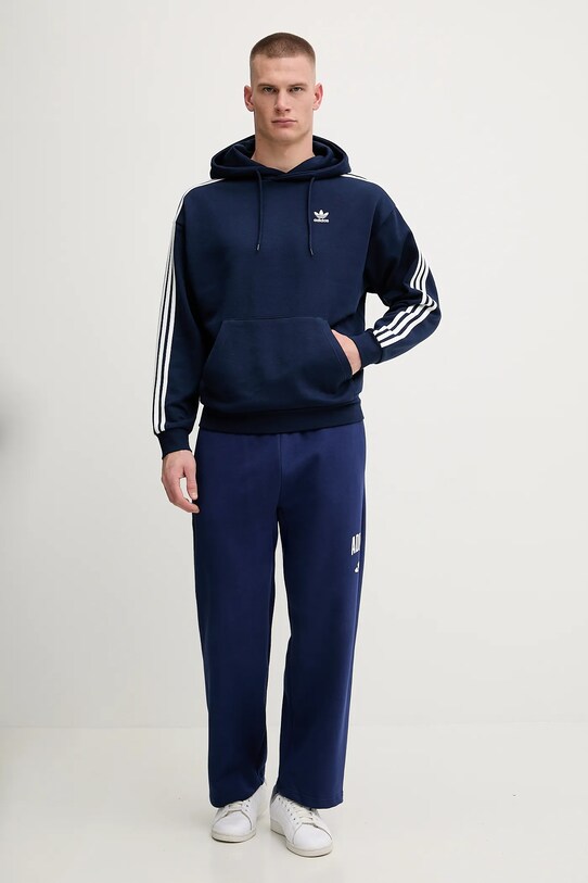 adidas Originals felső Baggy Hoodie JP1075 sötétkék AW25