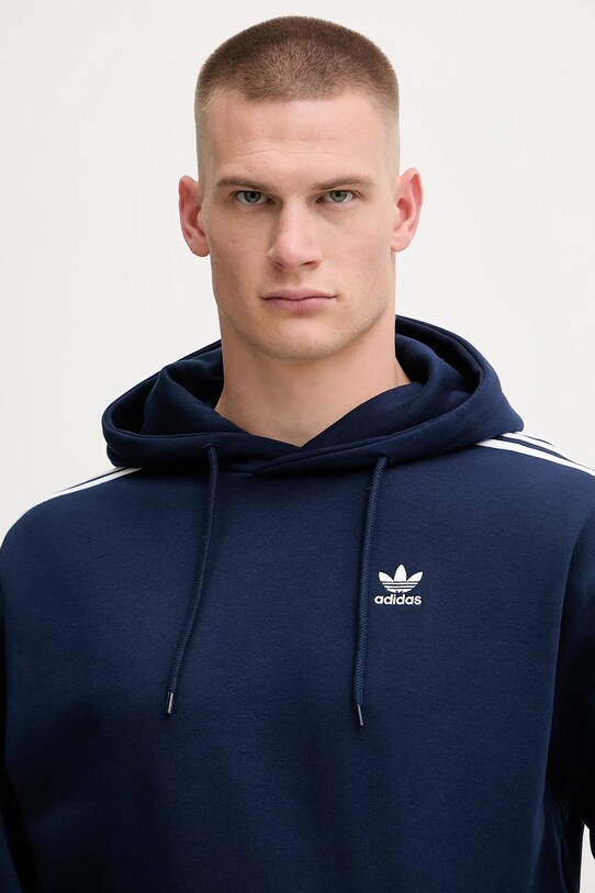 adidas Originals felső Baggy Hoodie sötétkék JP1075