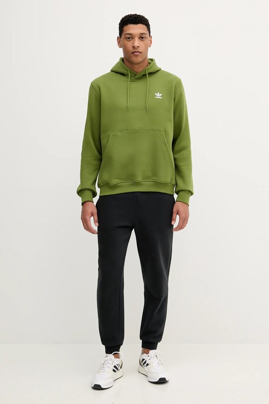 adidas Originals bluză Essentials JW1067 verde AW25
