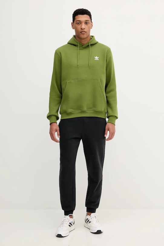 adidas Originals bluză Essentials JW1067 verde AW25