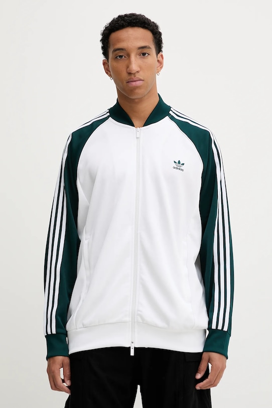 adidas Originals bluză Sst TT imprimeu alb JY1293