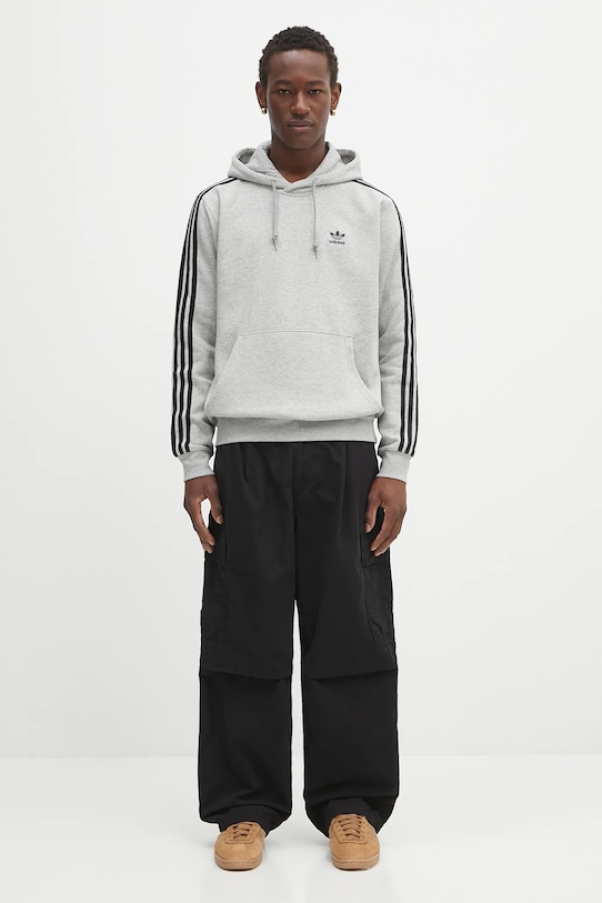 adidas Originals bluza 3-Stripes szary JY1376
