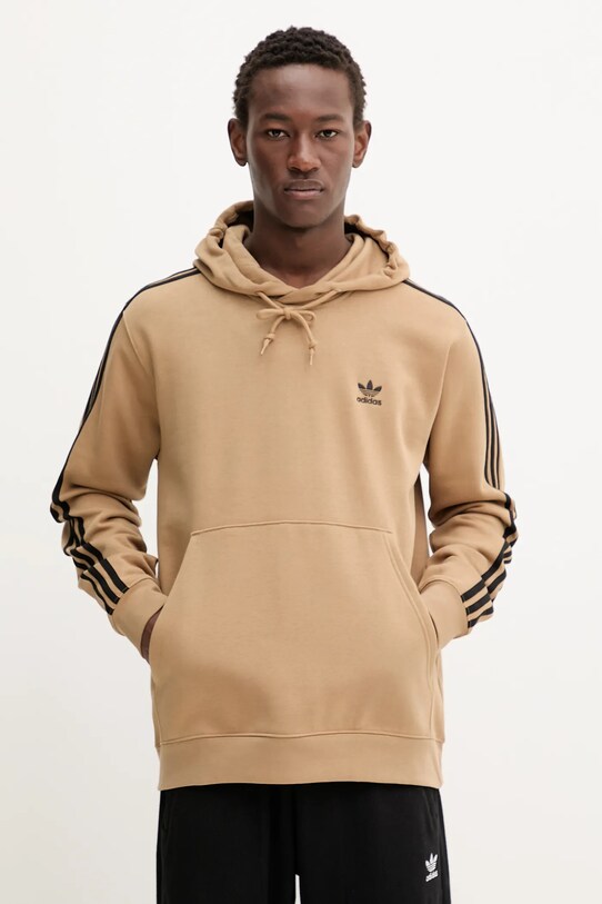 adidas Originals bluza 3-Stripes pozostałe zielony JY1377