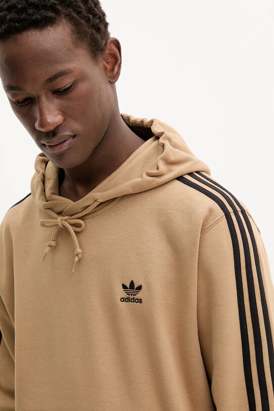 adidas Originals bluza 3-Stripes zielony JY1377