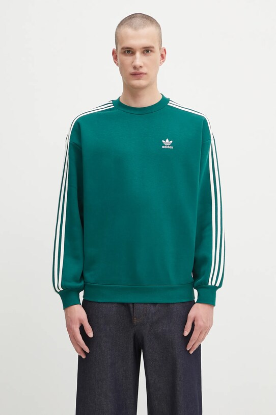 adidas Originals bluza Oversize Crew pozostałe zielony KA0467