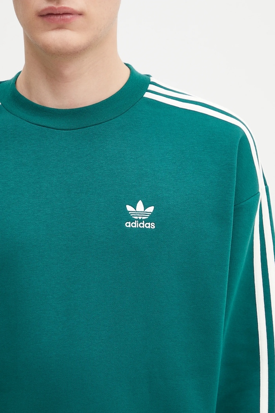 Dukserica adidas Originals Oversize Crew zelena KA0467