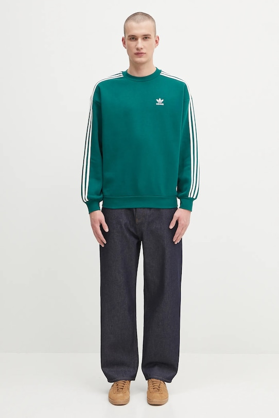 Dukserica adidas Originals Oversize Crew KA0467 zelena