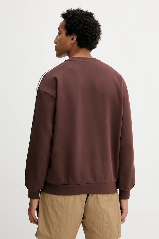 Odzież adidas Originals bluza Oversize Crew KA0469 brązowy