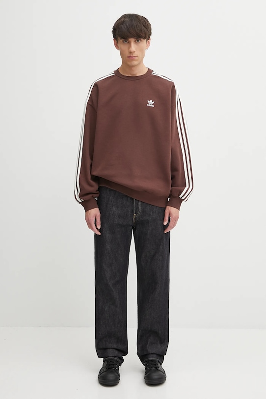 adidas Originals sweatshirt Oversize Crew KA0469 brown