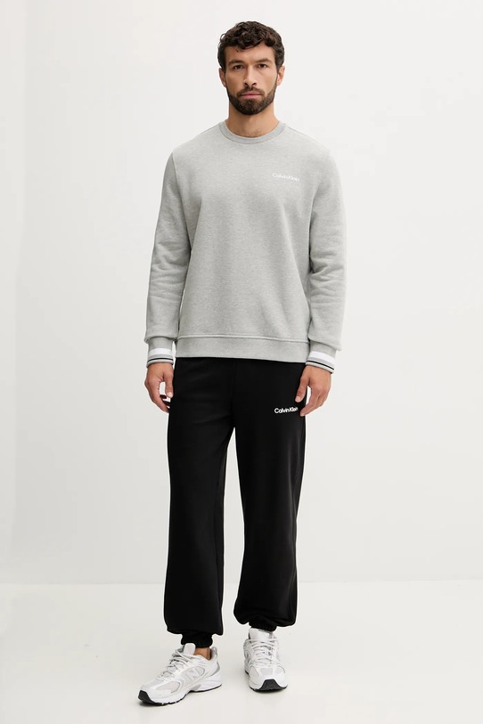 Mikina Calvin Klein Performance LVGMF5W312 sivá AW25
