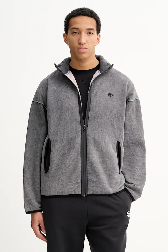 Oblečenie Mikina Diesel S-BATY-NEW A19407.0AJFN sivá