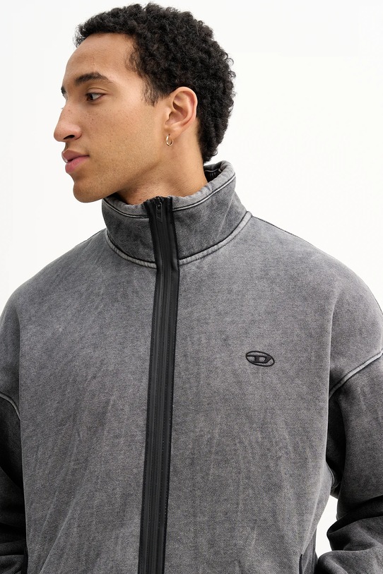 Mikina Diesel S-BATY-NEW A19407.0AJFN sivá