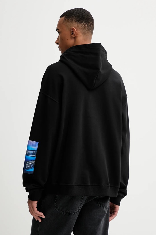 Odzież Diesel bluza bawełniana S-BOXT-HOOD-T6 A19642.0BMBJ czarny