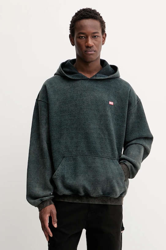 Mikina Diesel S-KAI melanž modrá A18650.0AGBZ