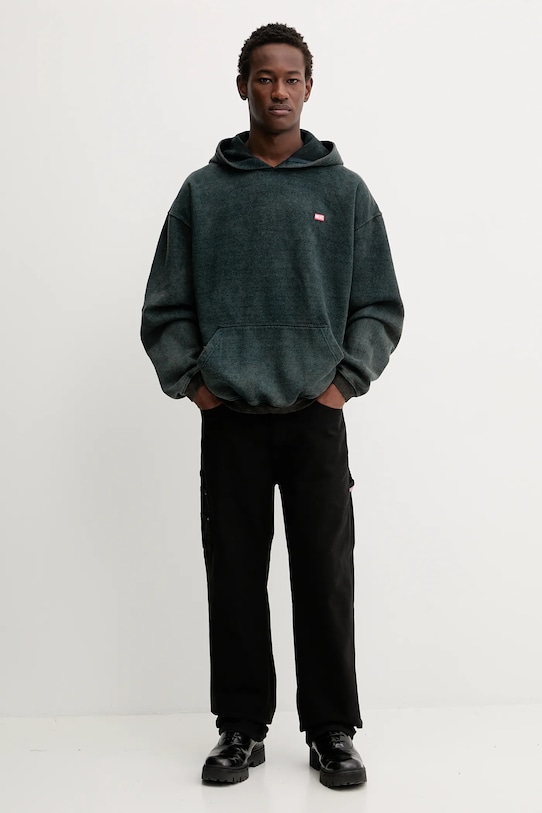 Mikina Diesel S-KAI A18650.0AGBZ modrá AW25