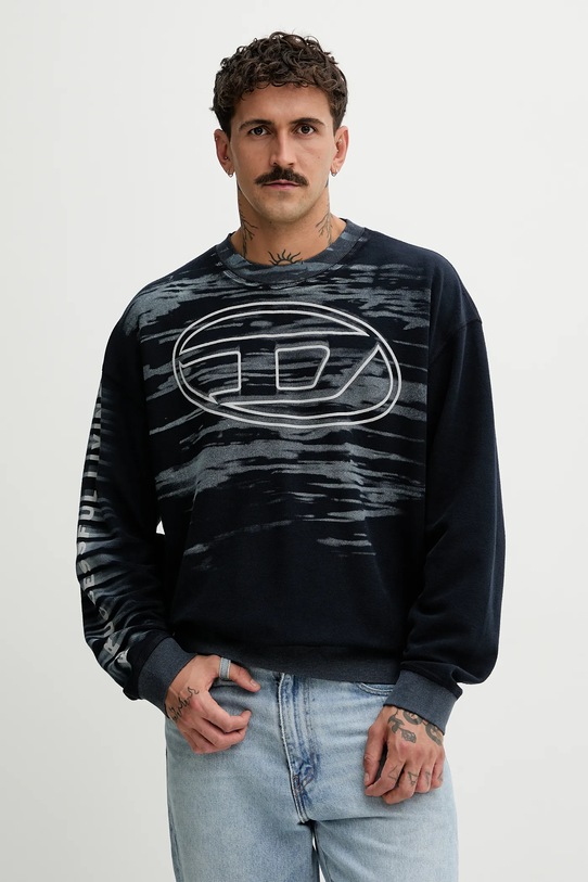 Diesel bluza S-BOXT-T1 A18654.0AGCB granatowy AW25