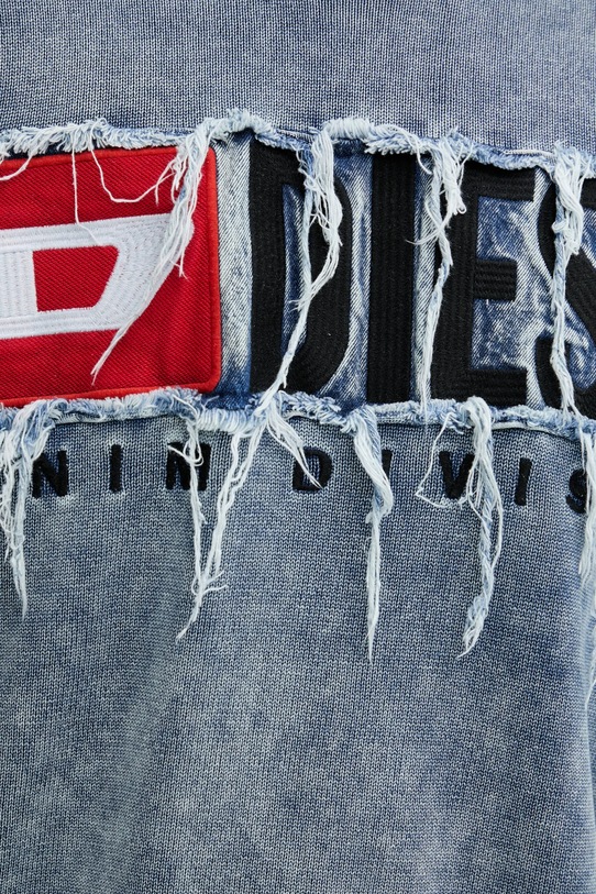Diesel bluza bawełniana K-FRONZI A18915.0KICC niebieski