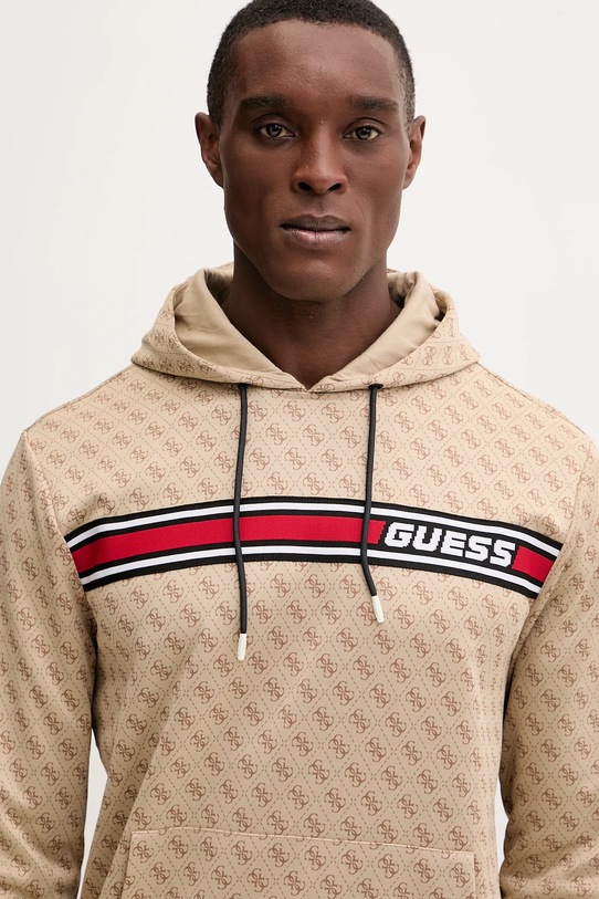 Μπλούζα Guess KORBIN μπεζ Z4BQ30.K7122
