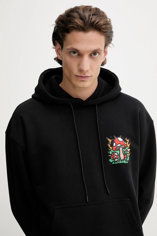 MSGM bluza bawełniana czarny 3940MM114.257795