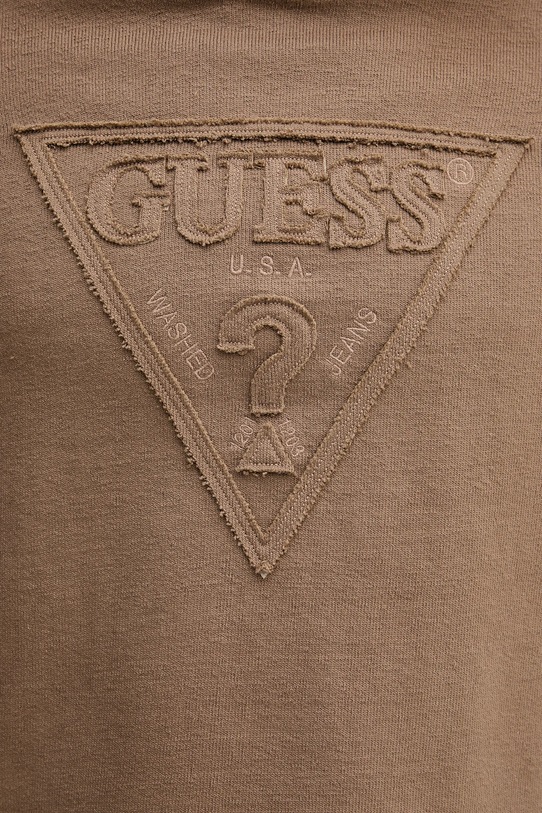Guess bluza bawełniana M5BQ04.K0961 brązowy