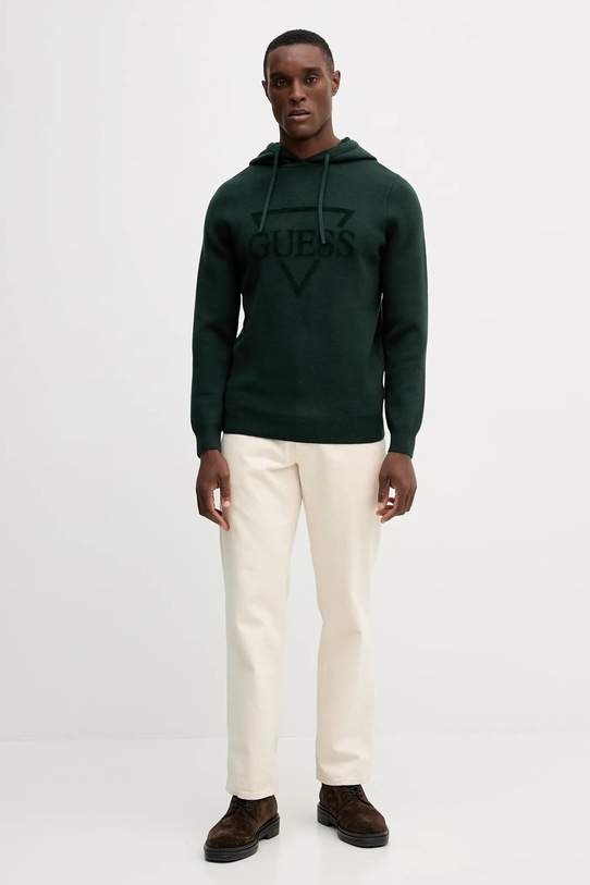 Guess sweter JOBY M5BR18.Z0470 zielony AW25