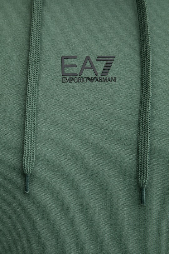 Bombažen pulover EA7 Emporio Armani PJVRZ.8NPM32 zelena