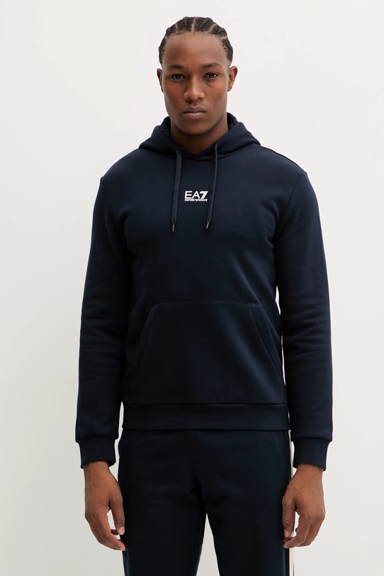 EA7 Emporio Armani bluza z kapturem granatowy PJVTZ.8NPM37