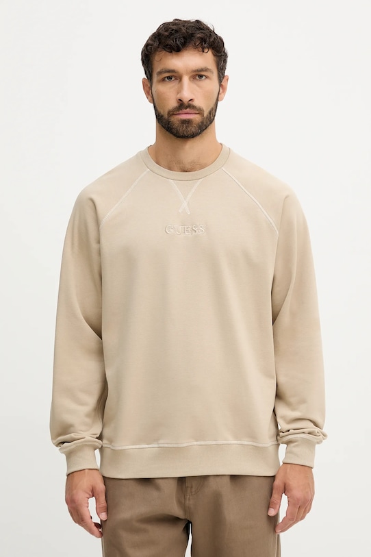 Guess bluza aplikacja beżowy U5RQ00.KCO31