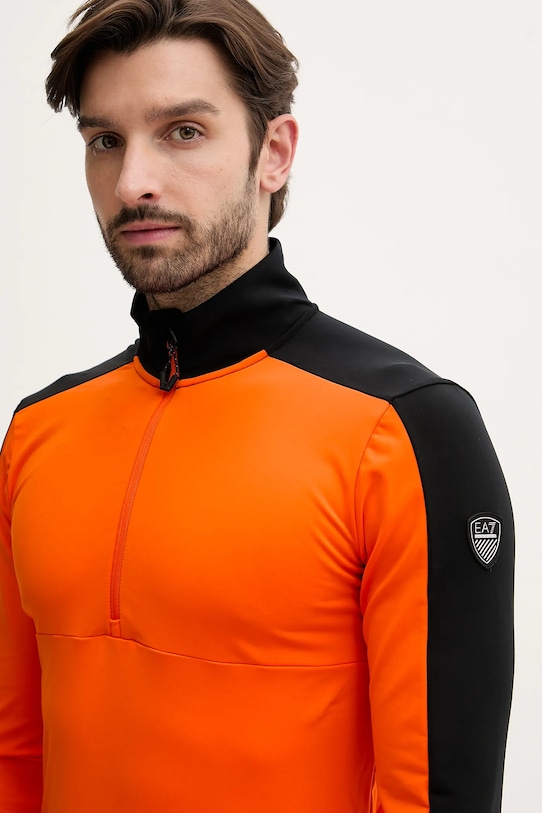 EA7 Emporio Armani bluza sportowa pomarańczowy AF14634.7M000470