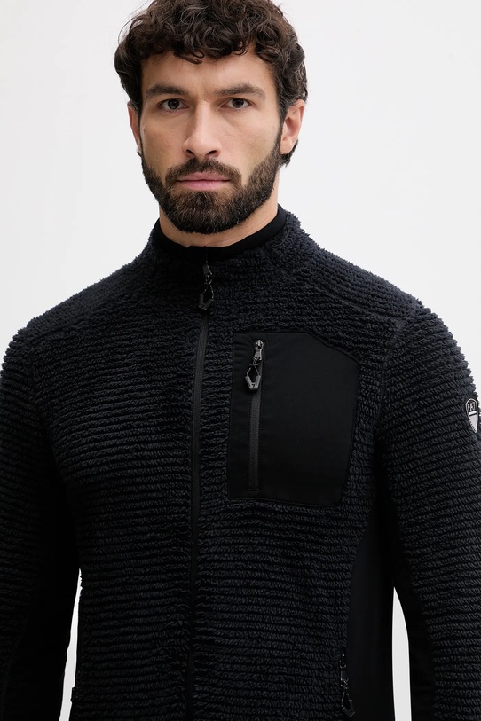 Športová mikina EA7 Emporio Armani čierna AF16390.7M000922