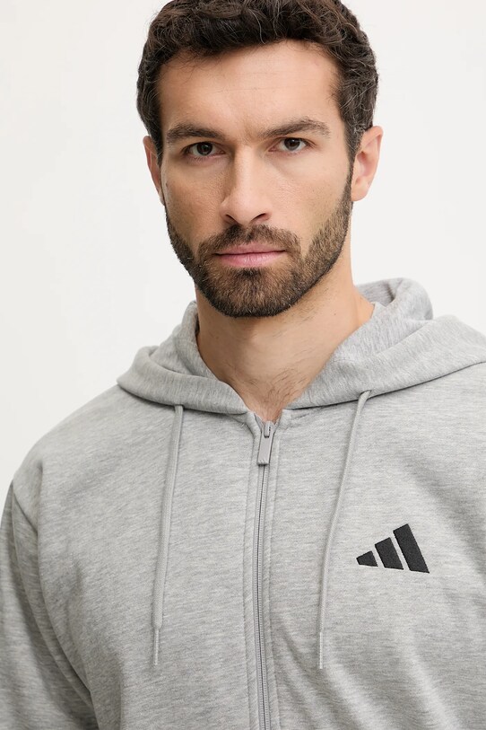 Mikina adidas Essentials sivá JD1865