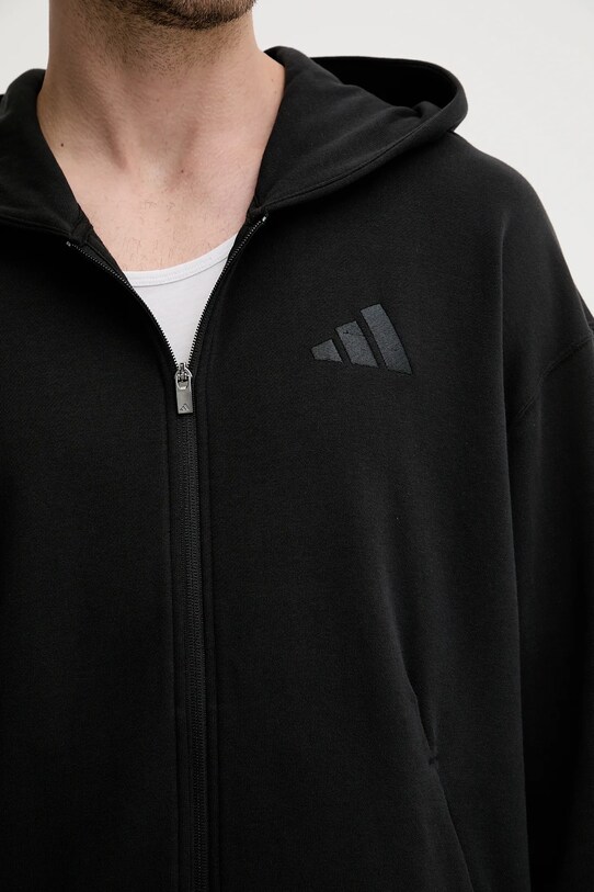 adidas pamut melegítőfelső ALL SZN JI6361 fekete