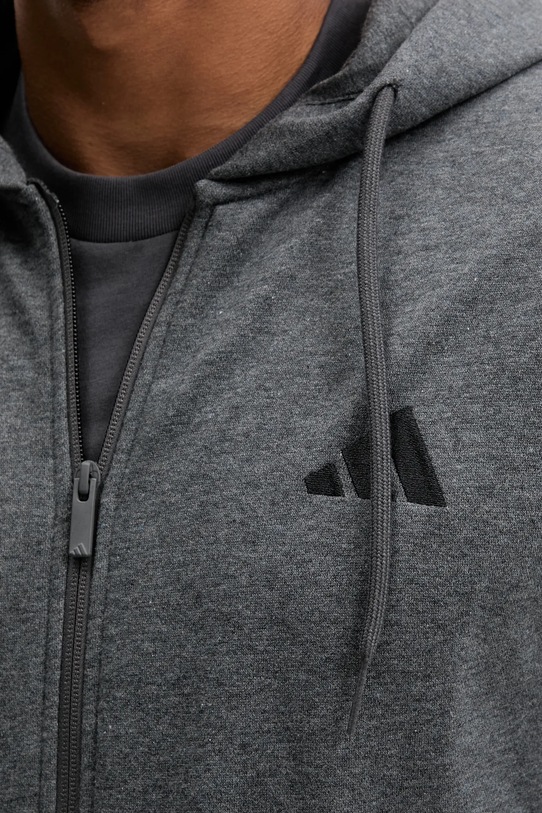 Πλεκτή ζακέτα adidas Essentials JL9824 γκρί