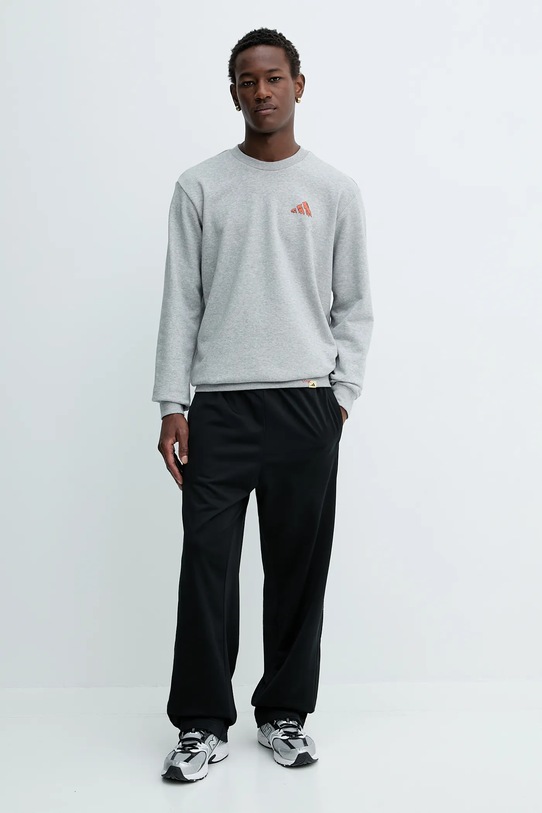 Μπλούζα adidas Doodle Hunt Hike Sweater JM6503 γκρί AW25