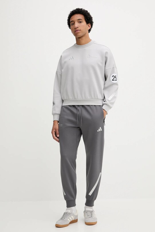 Μπλούζα adidas x Mercedes JW3480 γκρί AW25