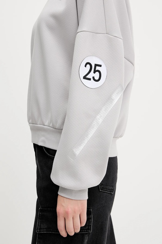 Mikina adidas x Mercedes JW3480 šedá