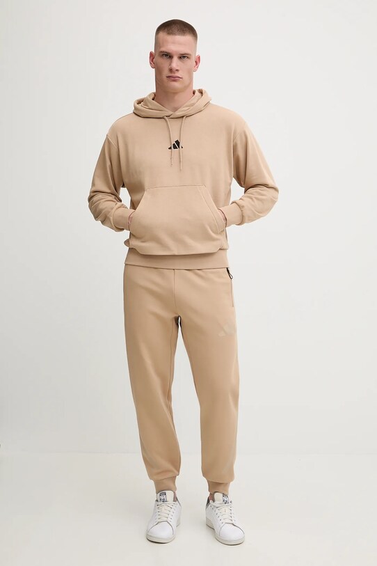 adidas felső Feelcozy JX3325 bézs AW25