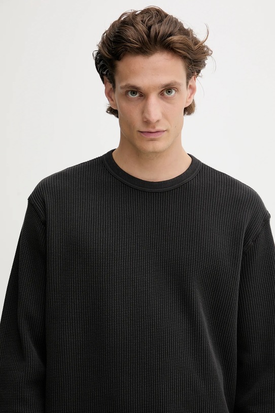 Levi's sweter bawełniany czarny A9249