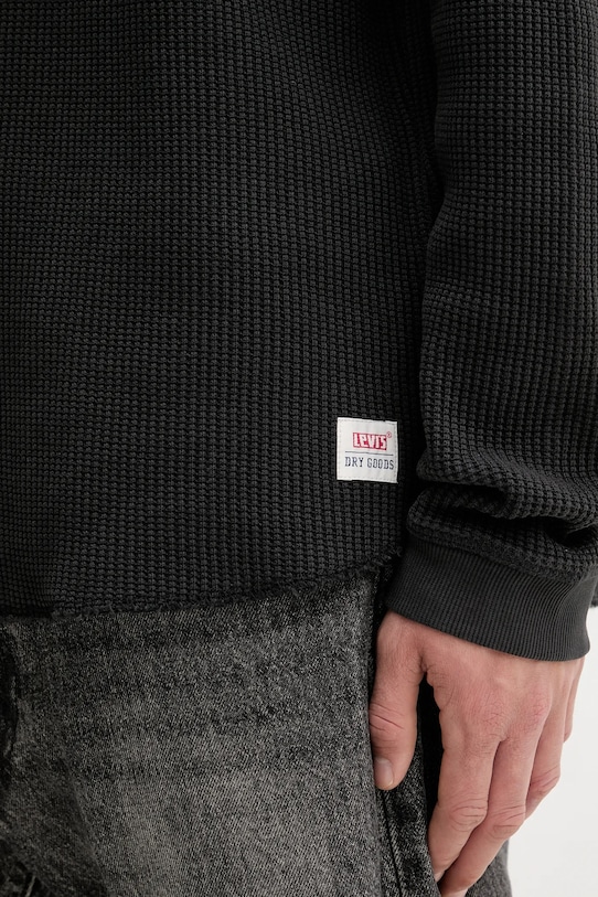 Bavlněný svetr Levi's A9249 černá