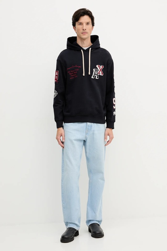 Armani Exchange bluza bawełniana XM000749.AF12656 granatowy AW25