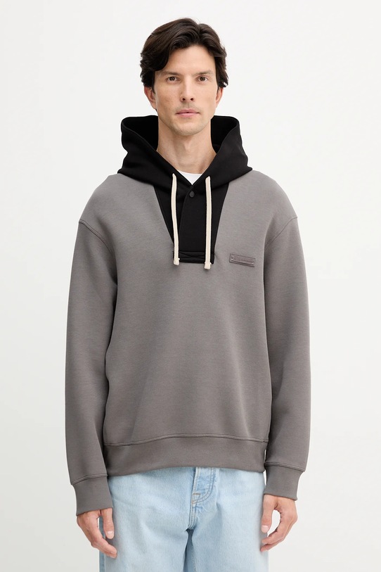Armani Exchange bluza z kapturem szary XM001043.AF16222