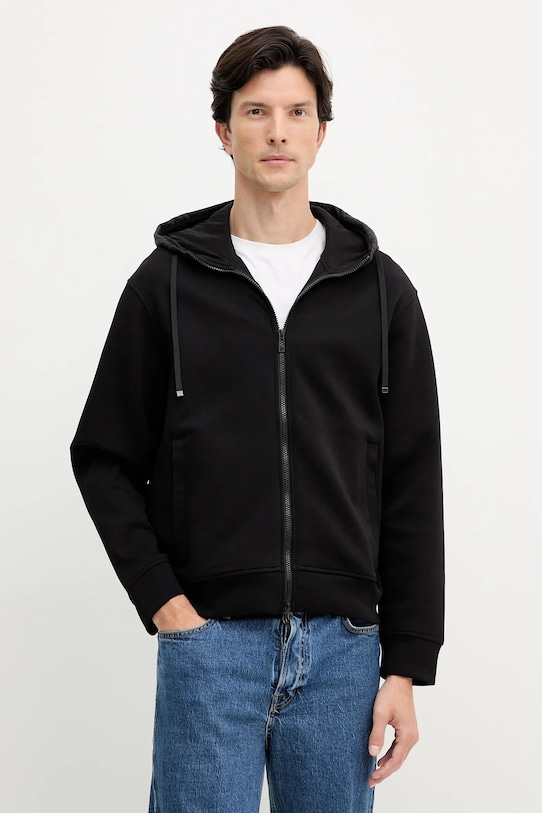 Armani Exchange bluza z kapturem czarny XM001891.AF10818
