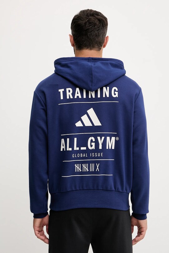 Odzież adidas Performance bluza treningowa Category Training Graphic JM8974 granatowy