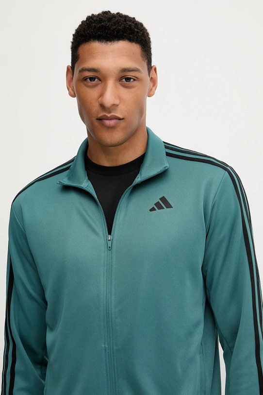 adidas Performance bluza treningowa Train Essentials turkusowy JW7498