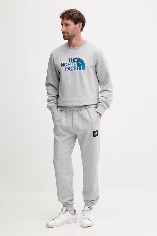 Μπλούζα The North Face Drew Peak NF0A89EKFAO1 γκρί AW25