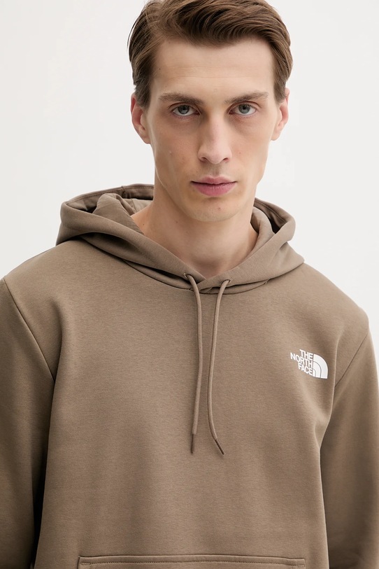 The North Face bluză Simple Dome maro NF0A89FCBOW1