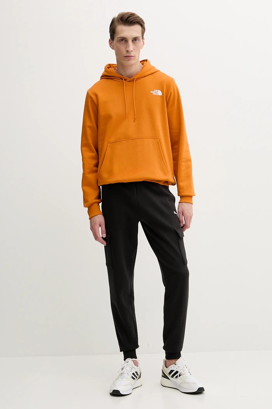 The North Face bluză Simple Dome NF0A89FCBRO1 portocaliu AW25